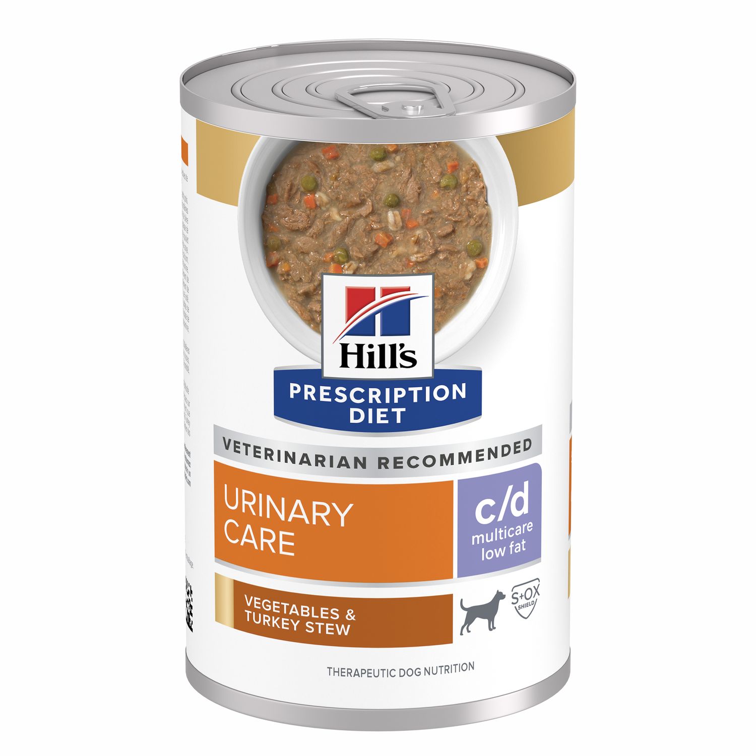 c/d Multicare Low Fat Vegetables & Turkey Stew Dog Food Packshot