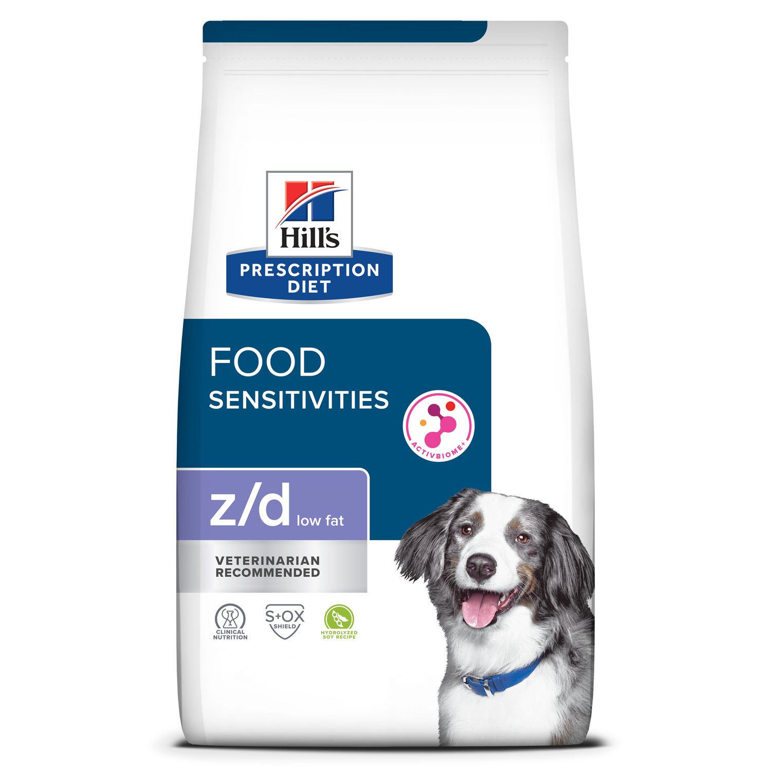 z/d Low Fat Hydrolyzed Soy Recipe Dry Dog Food Packshot