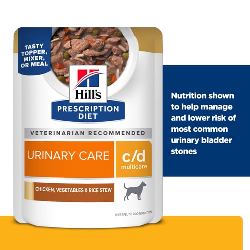 c/d Multicare Chicken, Vegetables & Rice Stew Dog Food Key Claims