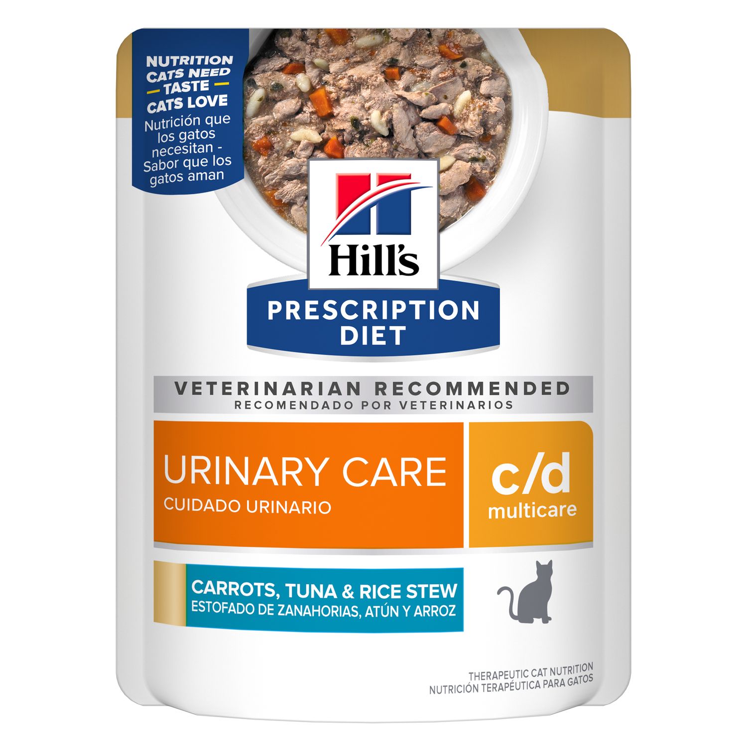 c/d Multicare Carrots, Tuna & Rice Stew Cat Food Packshot
