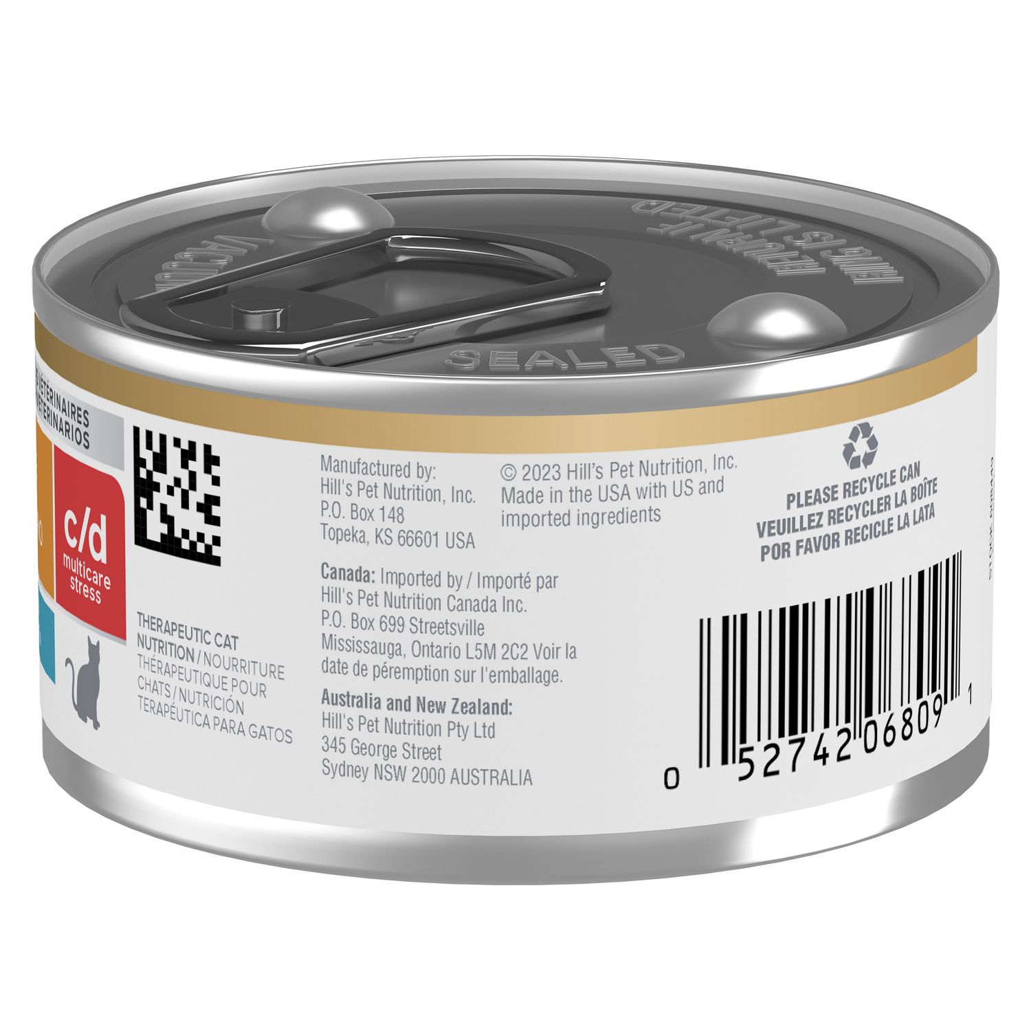 c/d Multicare Stress Vegetable & Tuna Stew Cat Food Packshot