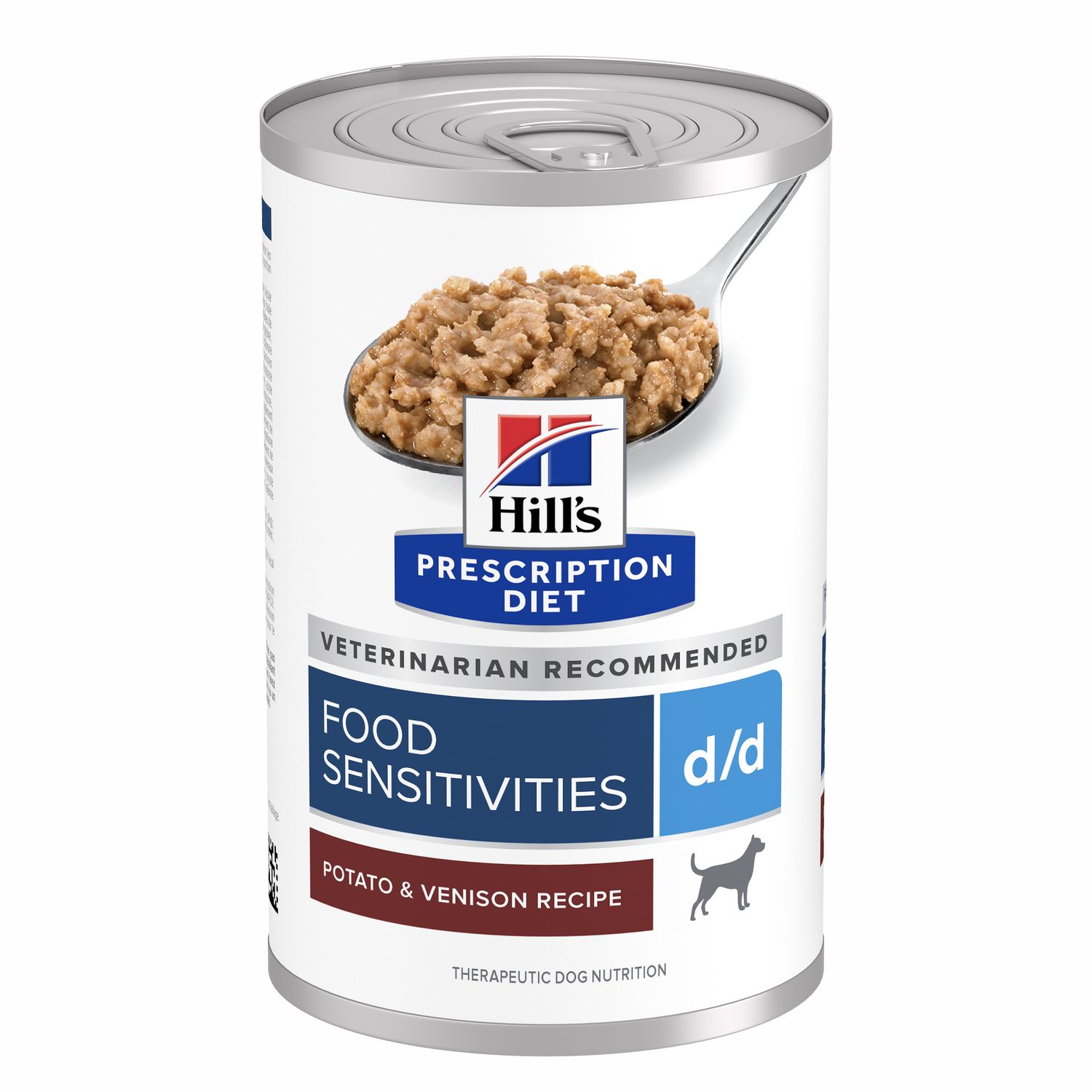 d/d Potato & Venison Recipe Wet Dog Food Packshot