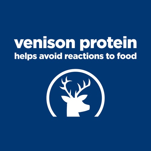 d/d Potato & Venison Recipe Wet Dog Food Key Claims