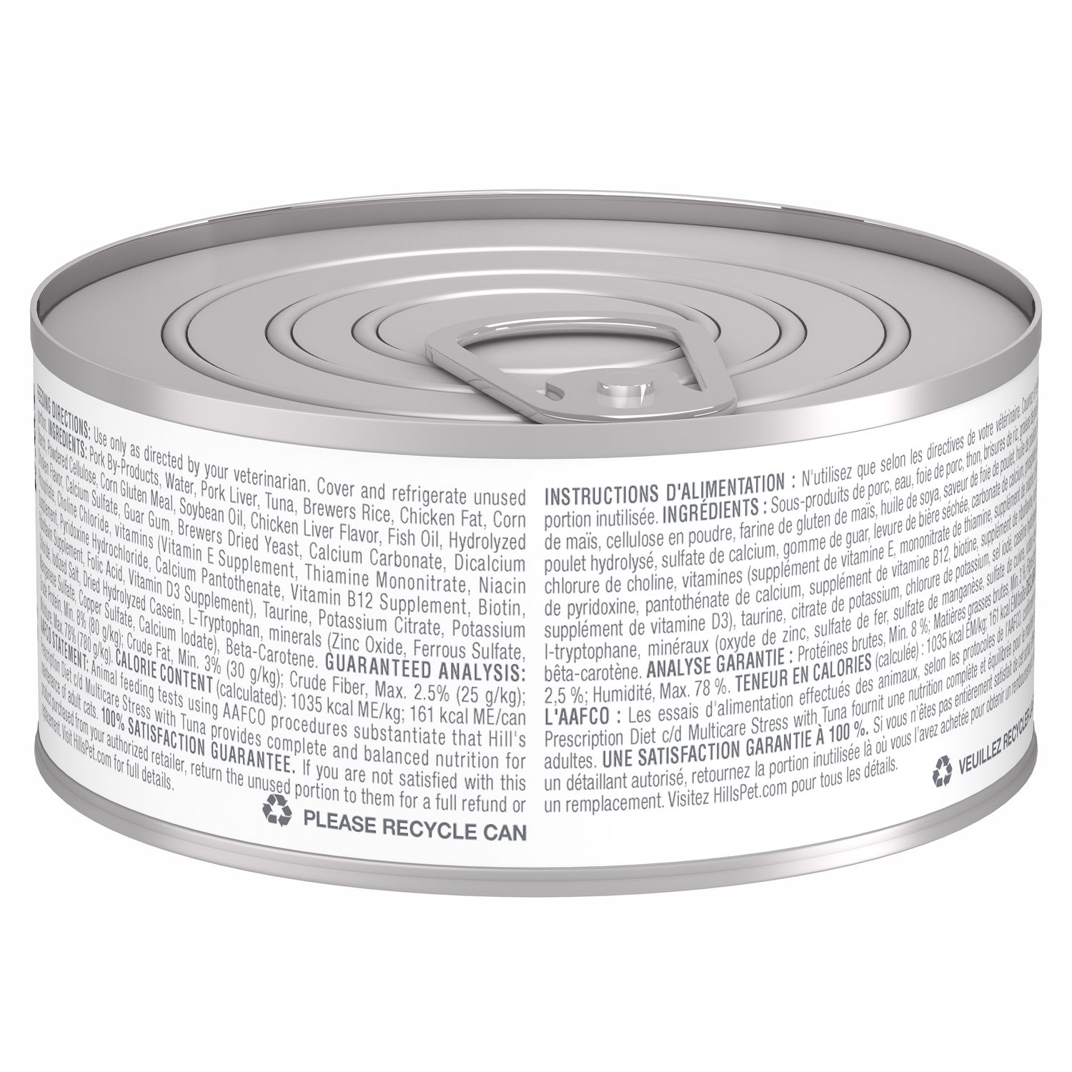 c/d Multicare Stress with Tuna Wet Cat Food Packshot