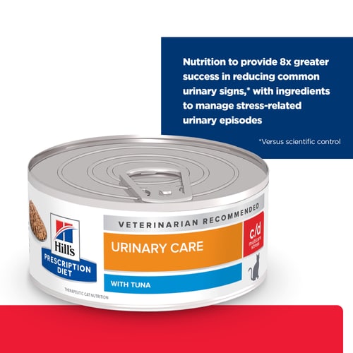 c/d Multicare Stress with Tuna Wet Cat Food Key Claims