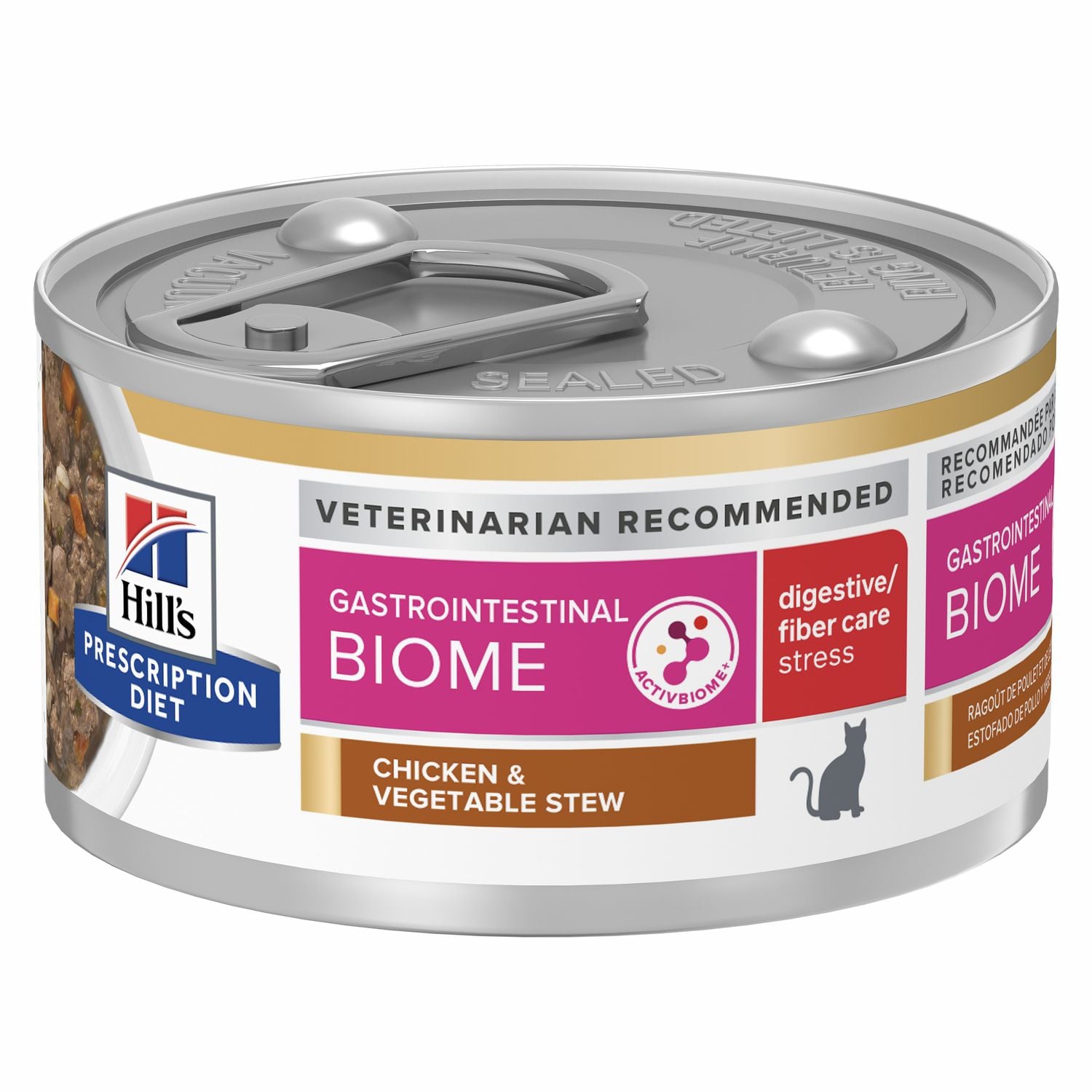 Gastrointestinal Biome Stress Chicken & Vegetable Stew Cat Food Packshot