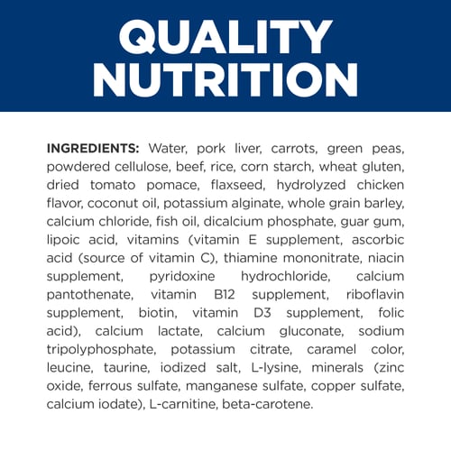 Metabolic Vegetables, Beef & Rice Stew Dog Food Ingredient Panel