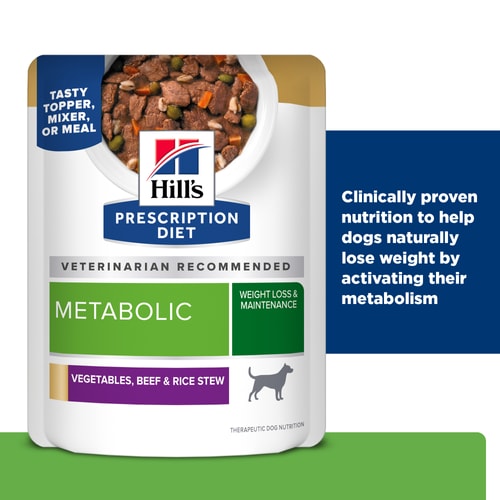 Metabolic Vegetables, Beef & Rice Stew Dog Food Key Claims