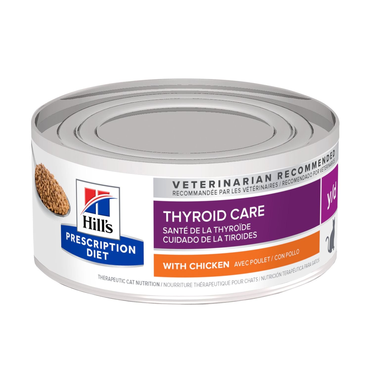 y/d with Chicken Wet Cat Food Packshot