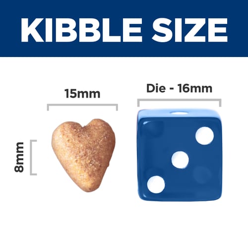 Adult Perfect Weight with Joint Support Large Breed Dog Food Food Shot Scale
