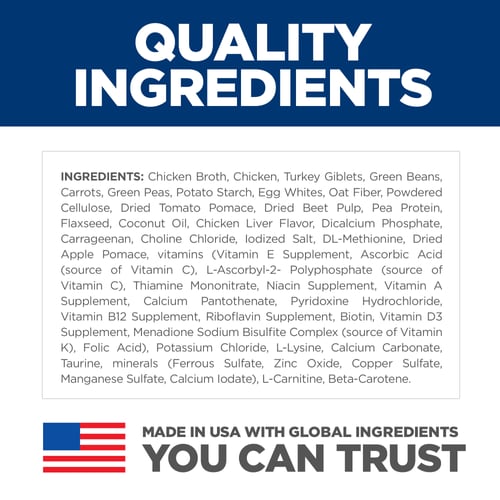 Adult Sensitive Stomach & Skin Chicken & Vegetable Entrée dog food Ingredient Panel