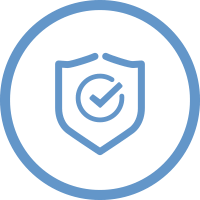 icon of shield with checkmark