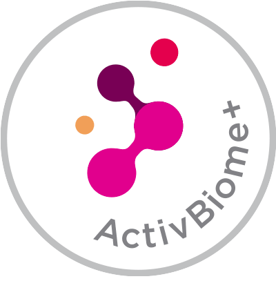 activbiome+ technology badge
