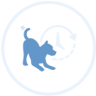 dog and clock icon