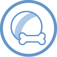ball and bone icon
