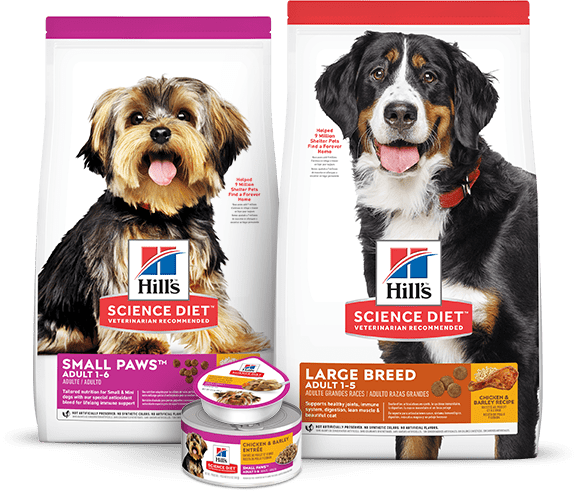 SMALL BREED & LARGE BREED DOG FOODS